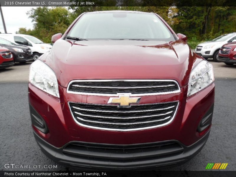 Crimson Metallic / Jet Black 2016 Chevrolet Trax LS