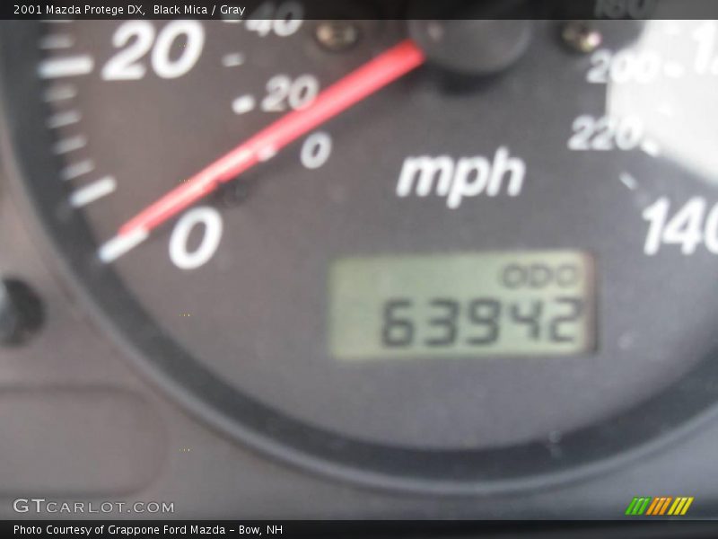 Black Mica / Gray 2001 Mazda Protege DX