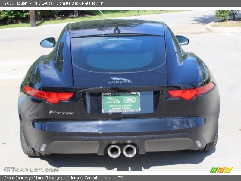 Ultimate Black Metallic / Jet 2016 Jaguar F-TYPE Coupe