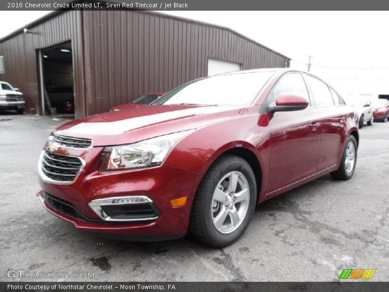 Siren Red Tintcoat / Jet Black 2016 Chevrolet Cruze Limited LT