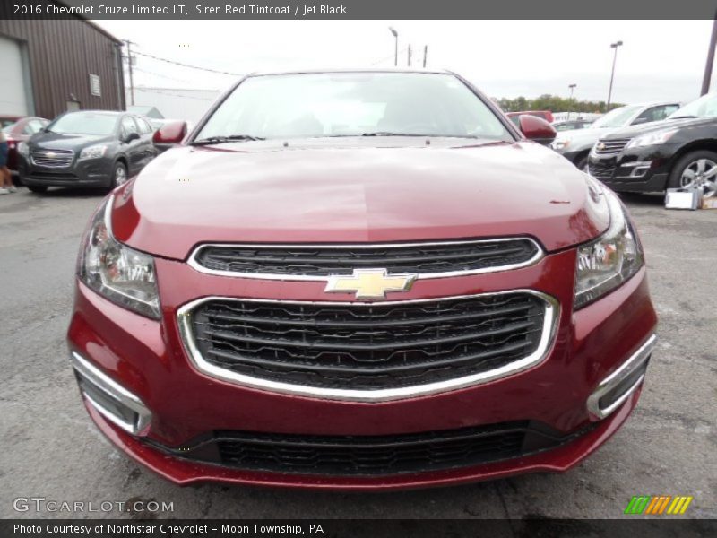Siren Red Tintcoat / Jet Black 2016 Chevrolet Cruze Limited LT