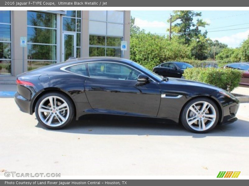 Ultimate Black Metallic / Jet 2016 Jaguar F-TYPE Coupe