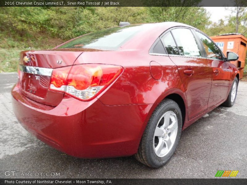 Siren Red Tintcoat / Jet Black 2016 Chevrolet Cruze Limited LT