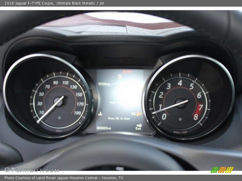  2016 F-TYPE Coupe Coupe Gauges
