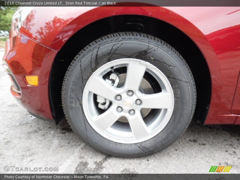 Siren Red Tintcoat / Jet Black 2016 Chevrolet Cruze Limited LT