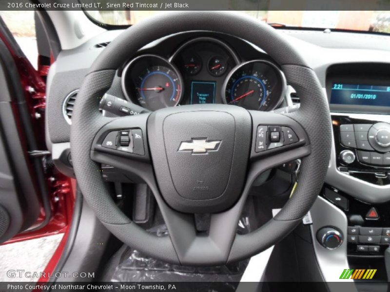 Siren Red Tintcoat / Jet Black 2016 Chevrolet Cruze Limited LT