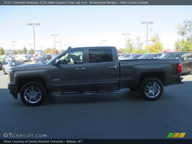 Brownstone Metallic / High Country Saddle 2015 Chevrolet Silverado 1500 High Country Crew Cab 4x4