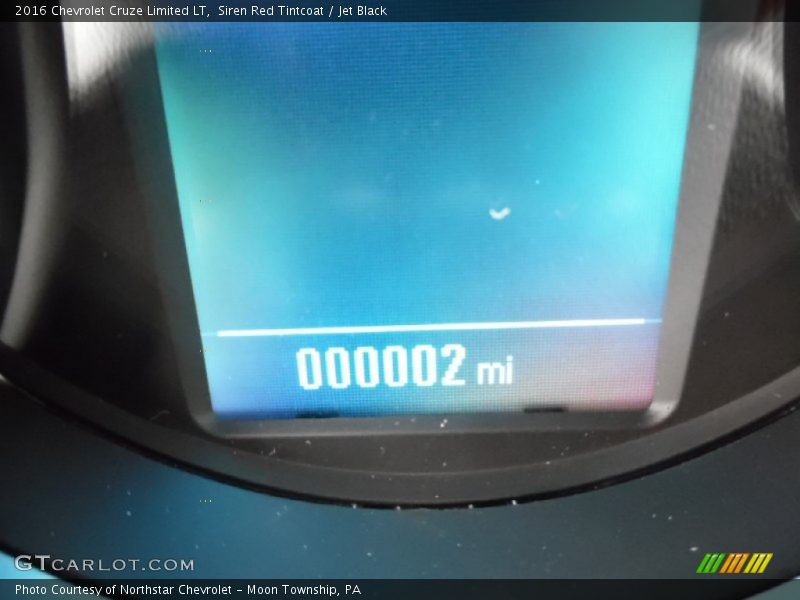 Siren Red Tintcoat / Jet Black 2016 Chevrolet Cruze Limited LT