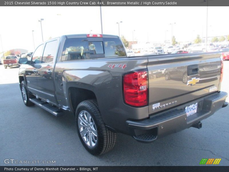 Brownstone Metallic / High Country Saddle 2015 Chevrolet Silverado 1500 High Country Crew Cab 4x4
