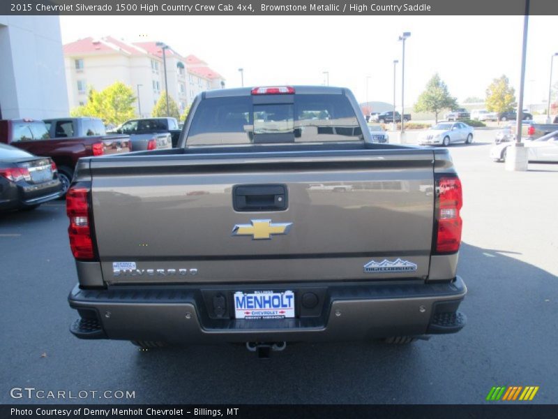 Brownstone Metallic / High Country Saddle 2015 Chevrolet Silverado 1500 High Country Crew Cab 4x4