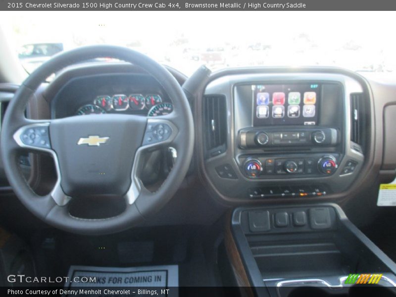 Brownstone Metallic / High Country Saddle 2015 Chevrolet Silverado 1500 High Country Crew Cab 4x4