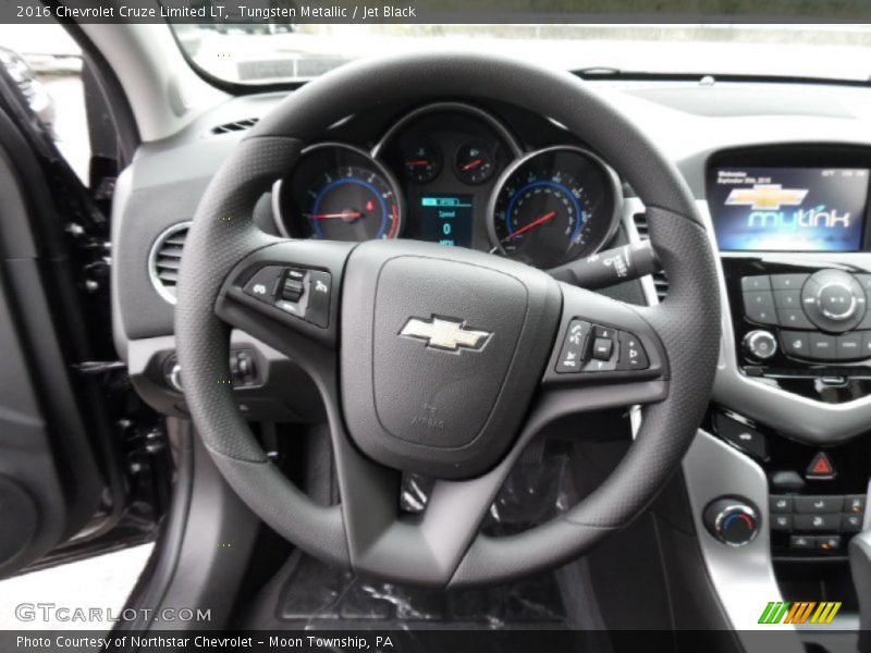 Tungsten Metallic / Jet Black 2016 Chevrolet Cruze Limited LT