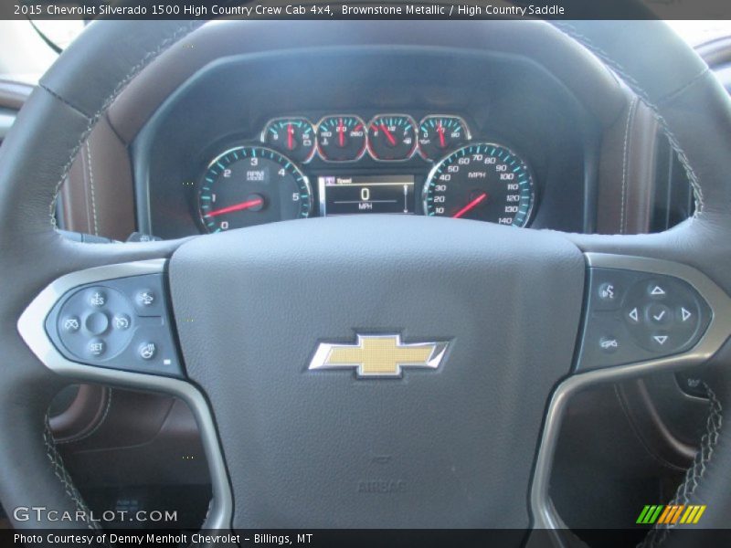 Brownstone Metallic / High Country Saddle 2015 Chevrolet Silverado 1500 High Country Crew Cab 4x4