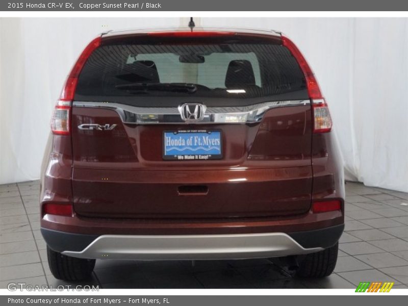 Copper Sunset Pearl / Black 2015 Honda CR-V EX
