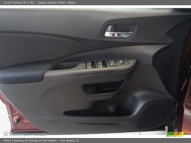 Copper Sunset Pearl / Black 2015 Honda CR-V EX