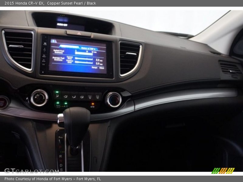 Copper Sunset Pearl / Black 2015 Honda CR-V EX