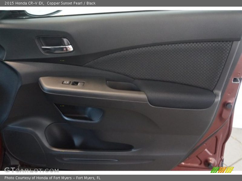 Copper Sunset Pearl / Black 2015 Honda CR-V EX