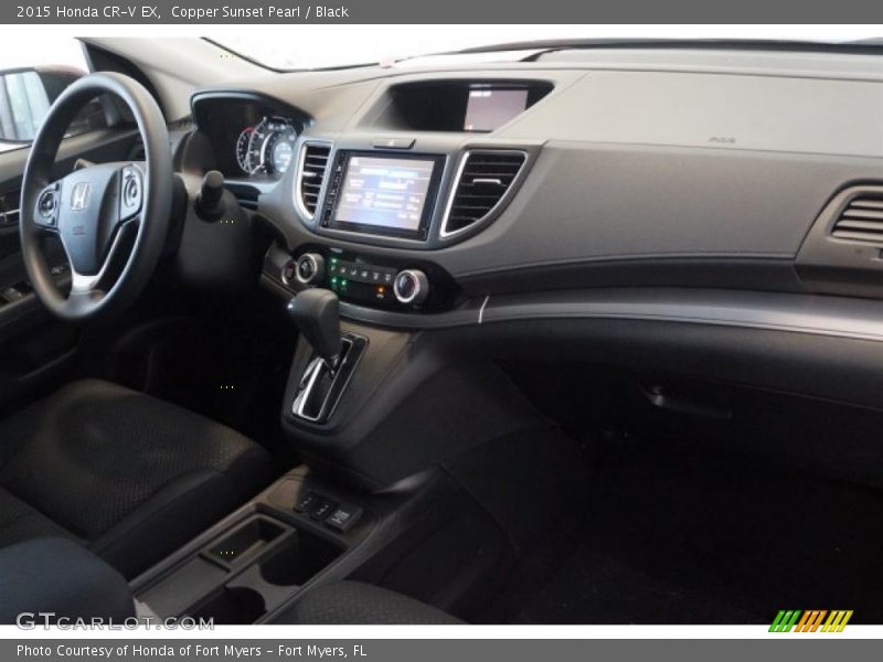 Copper Sunset Pearl / Black 2015 Honda CR-V EX