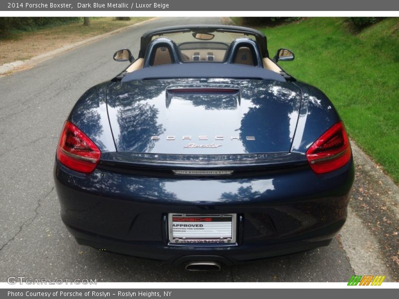 Dark Blue Metallic / Luxor Beige 2014 Porsche Boxster