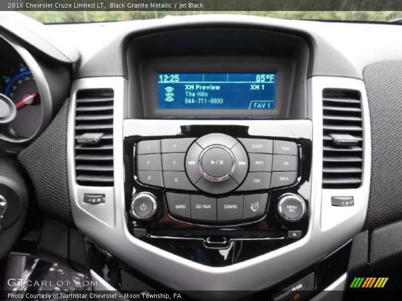Black Granite Metallic / Jet Black 2016 Chevrolet Cruze Limited LT