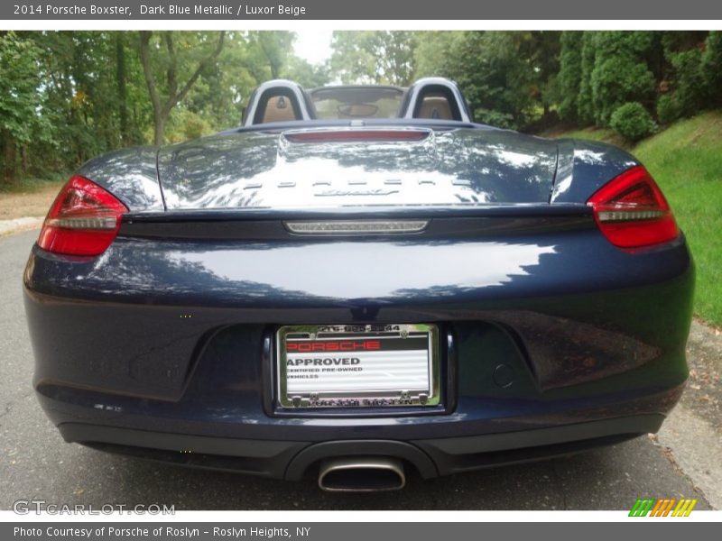 Dark Blue Metallic / Luxor Beige 2014 Porsche Boxster