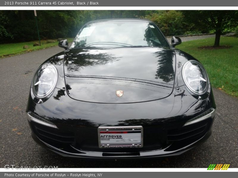 Black / Black 2013 Porsche 911 Carrera 4S Cabriolet