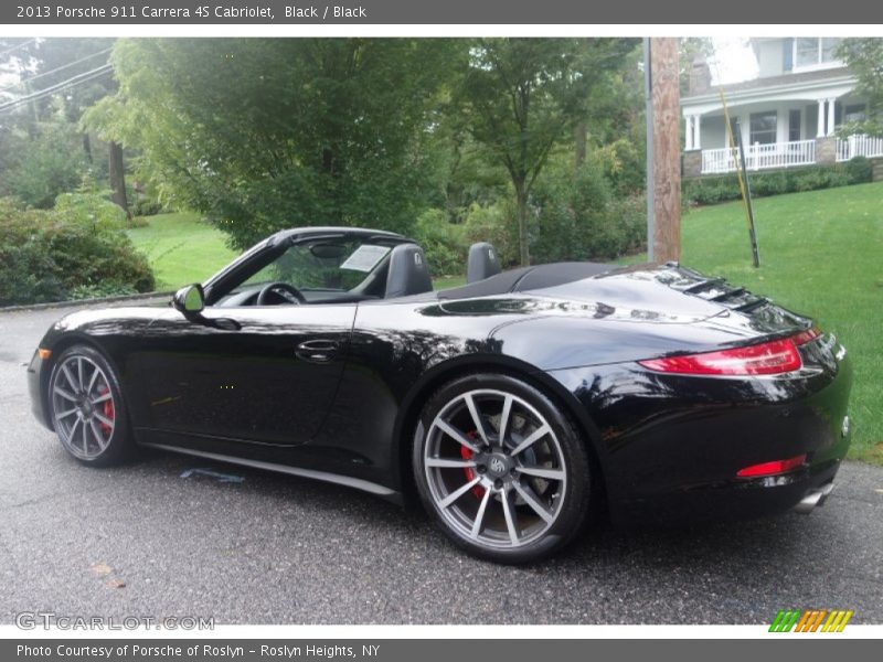 Black / Black 2013 Porsche 911 Carrera 4S Cabriolet