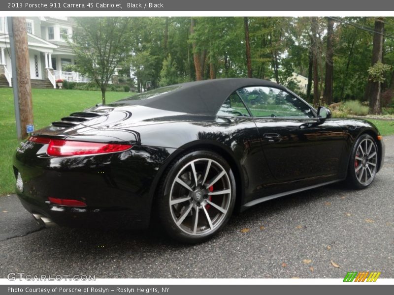 Black / Black 2013 Porsche 911 Carrera 4S Cabriolet