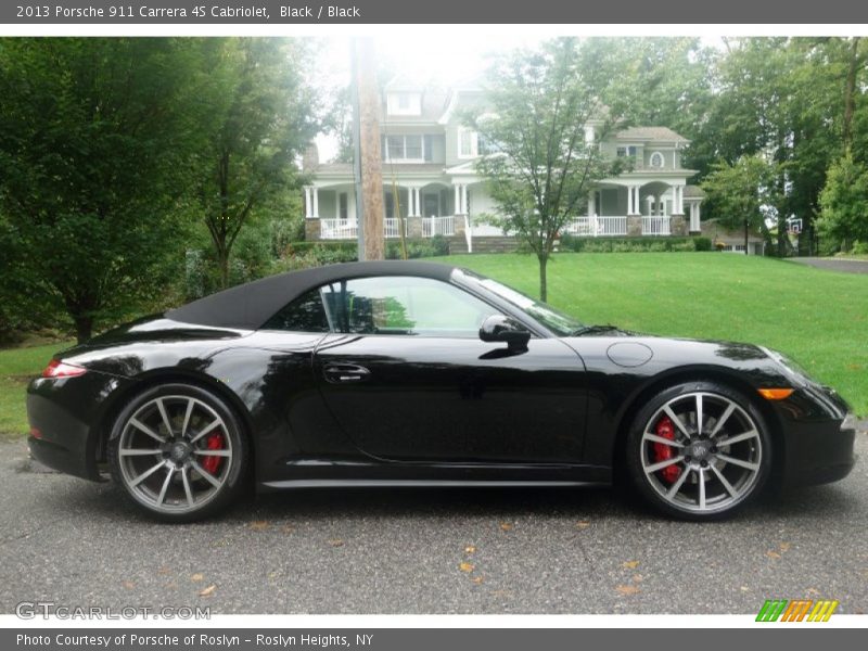 Black / Black 2013 Porsche 911 Carrera 4S Cabriolet