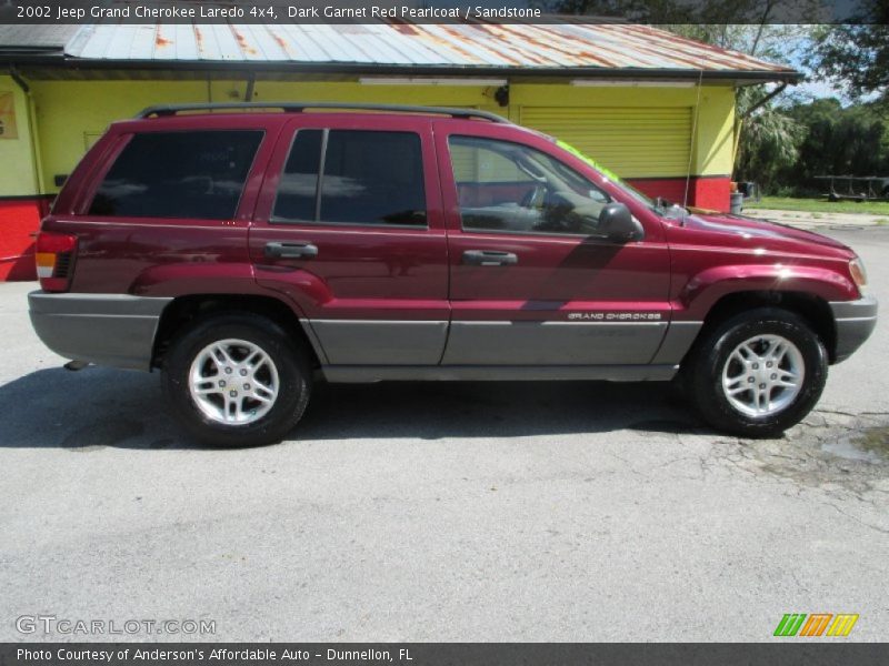 Dark Garnet Red Pearlcoat / Sandstone 2002 Jeep Grand Cherokee Laredo 4x4