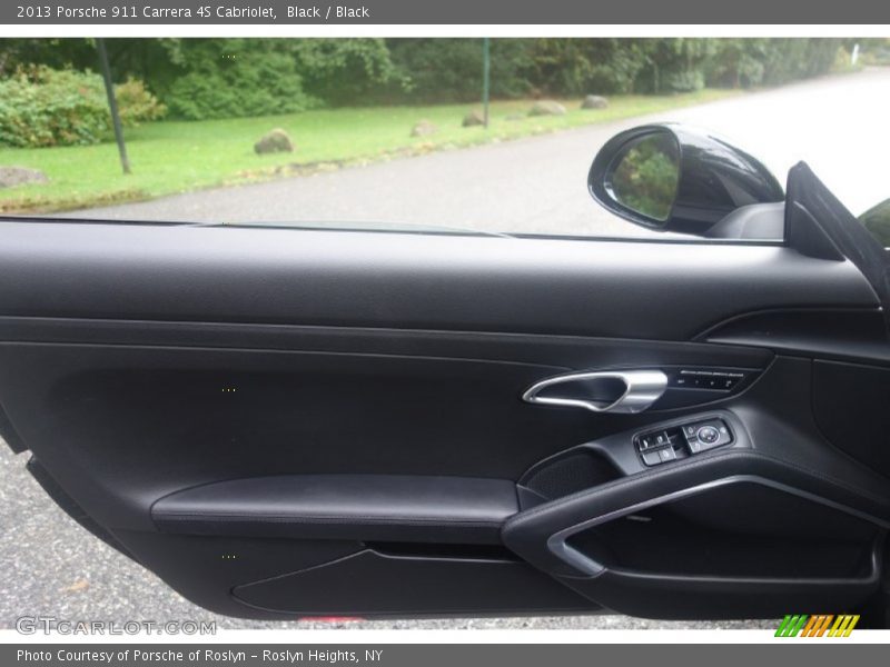 Black / Black 2013 Porsche 911 Carrera 4S Cabriolet