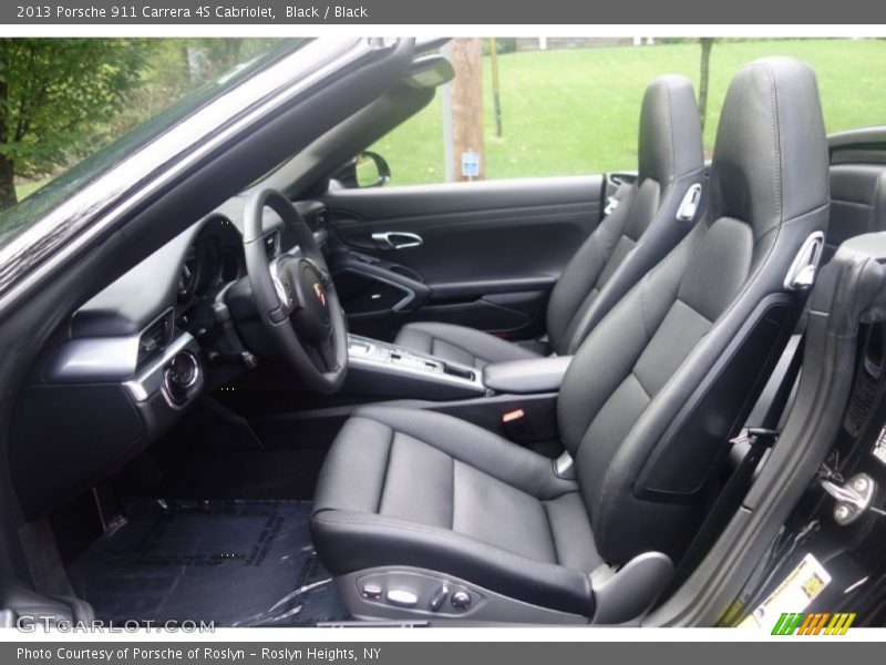 Black / Black 2013 Porsche 911 Carrera 4S Cabriolet