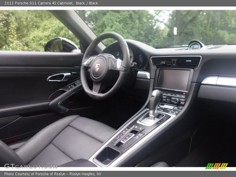Black / Black 2013 Porsche 911 Carrera 4S Cabriolet