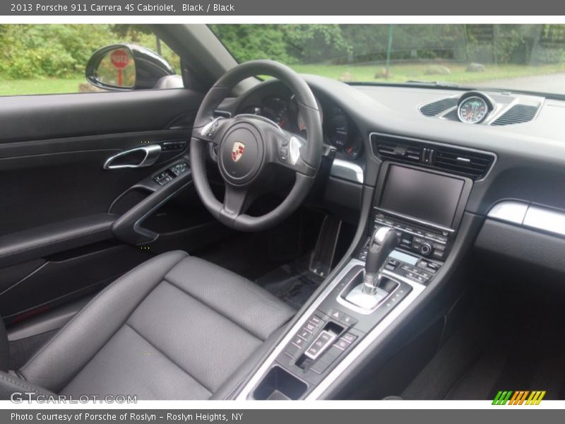 Black / Black 2013 Porsche 911 Carrera 4S Cabriolet