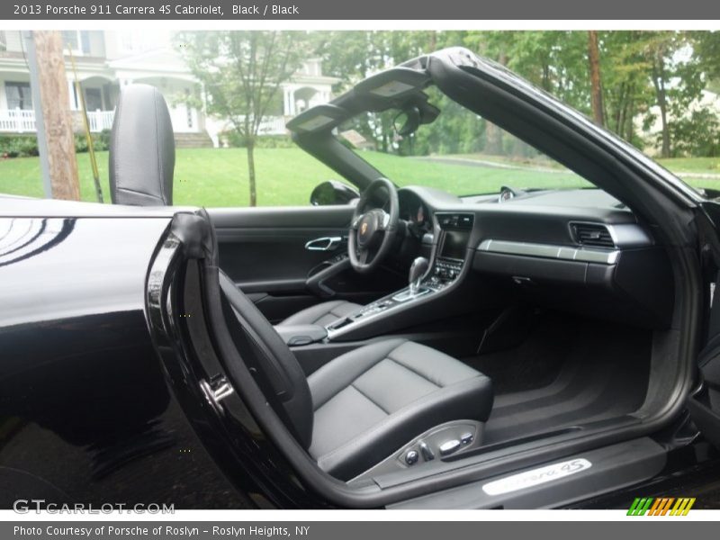 Black / Black 2013 Porsche 911 Carrera 4S Cabriolet