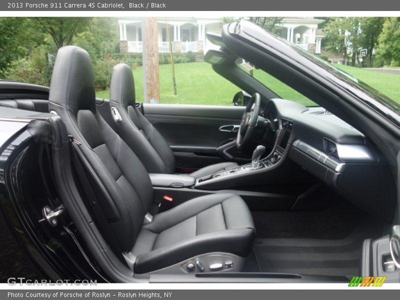 Black / Black 2013 Porsche 911 Carrera 4S Cabriolet