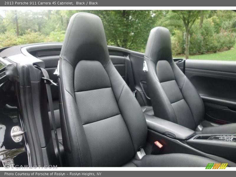 Black / Black 2013 Porsche 911 Carrera 4S Cabriolet