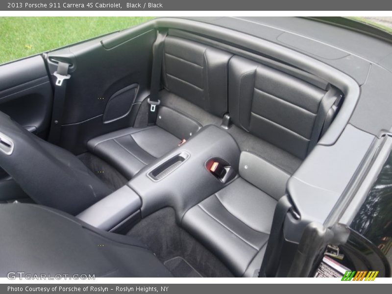Black / Black 2013 Porsche 911 Carrera 4S Cabriolet