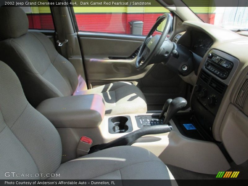 Dark Garnet Red Pearlcoat / Sandstone 2002 Jeep Grand Cherokee Laredo 4x4