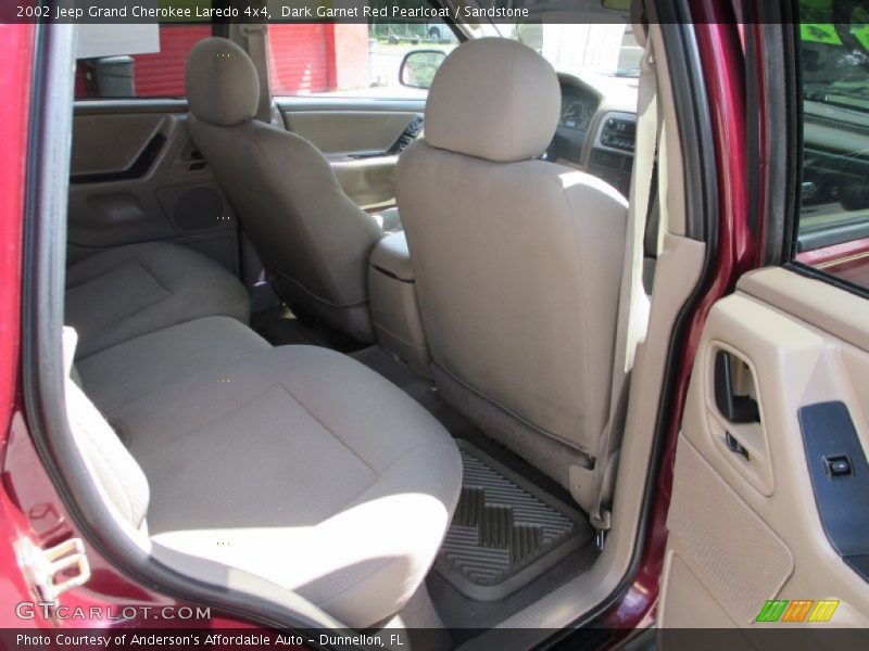 Dark Garnet Red Pearlcoat / Sandstone 2002 Jeep Grand Cherokee Laredo 4x4