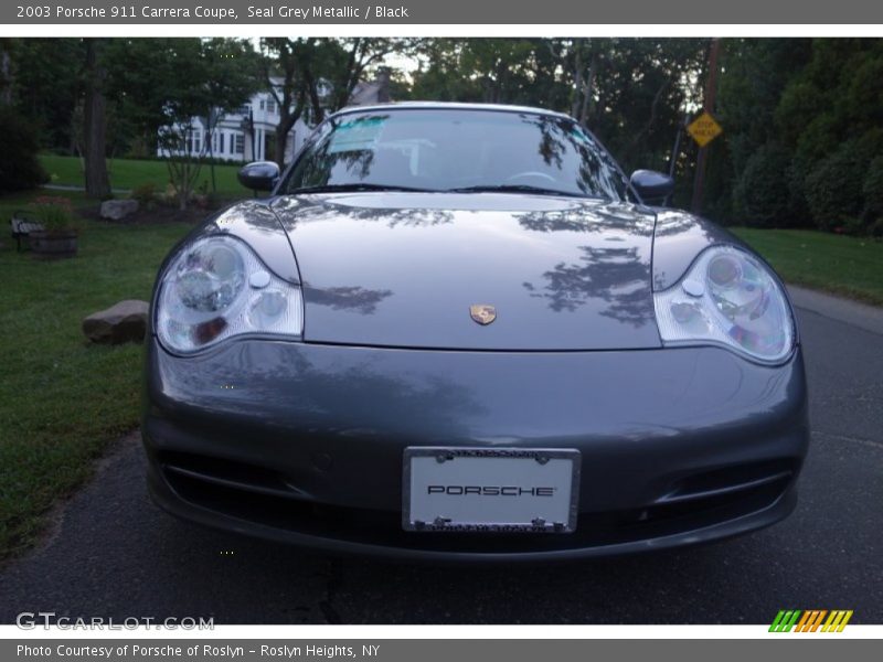 Seal Grey Metallic / Black 2003 Porsche 911 Carrera Coupe