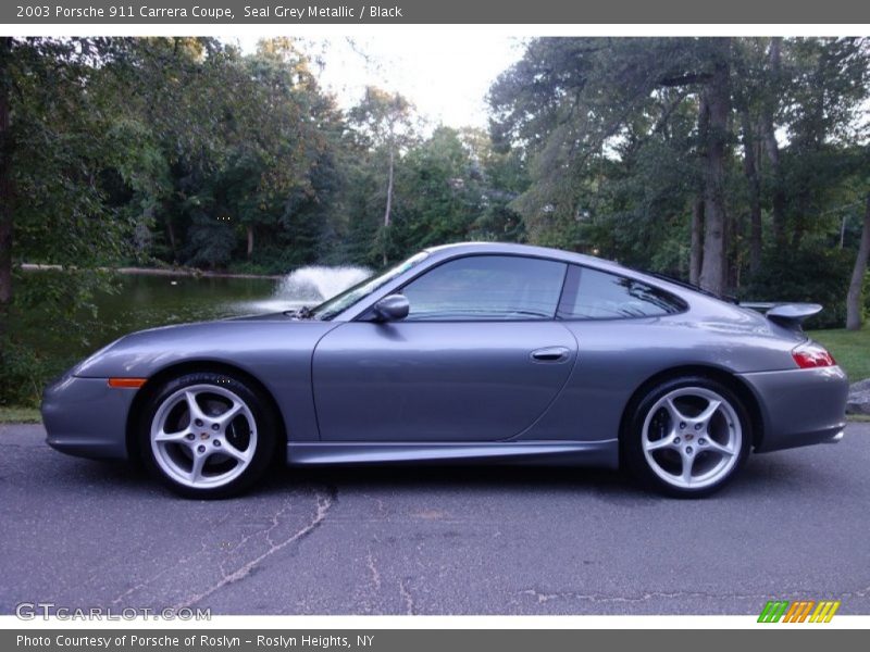 Seal Grey Metallic / Black 2003 Porsche 911 Carrera Coupe