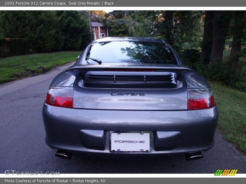 Seal Grey Metallic / Black 2003 Porsche 911 Carrera Coupe