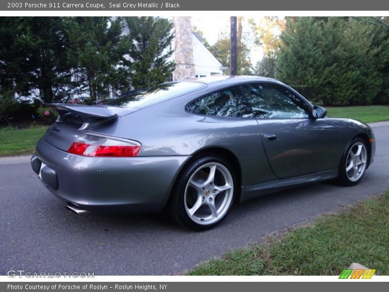 Seal Grey Metallic / Black 2003 Porsche 911 Carrera Coupe