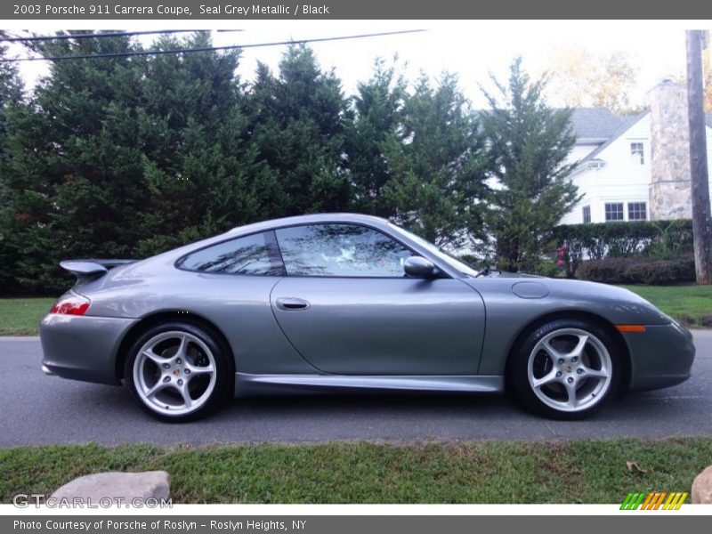 Seal Grey Metallic / Black 2003 Porsche 911 Carrera Coupe