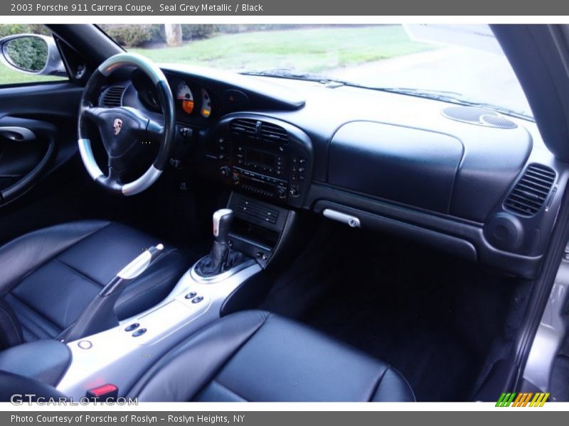 Seal Grey Metallic / Black 2003 Porsche 911 Carrera Coupe