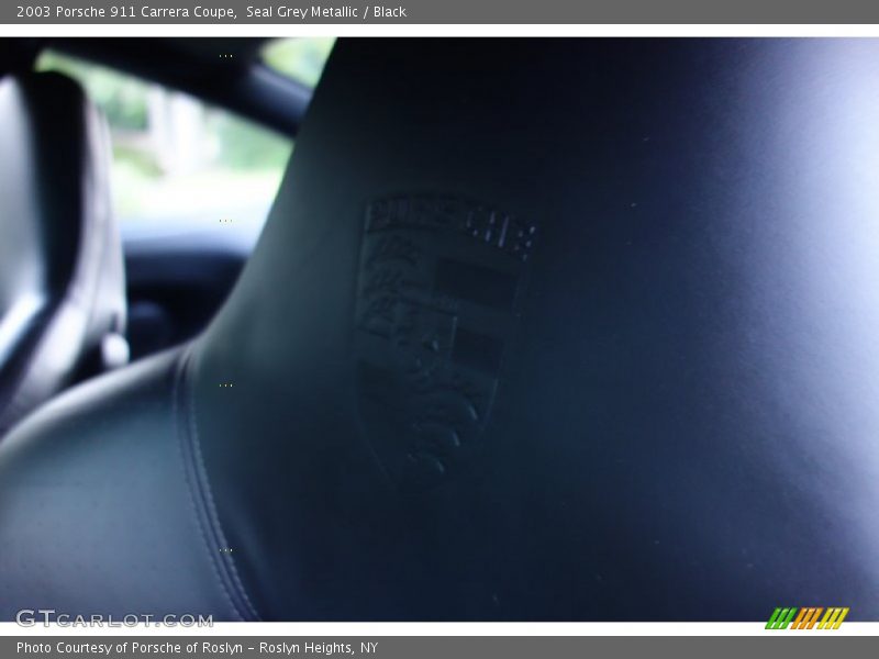 Seal Grey Metallic / Black 2003 Porsche 911 Carrera Coupe