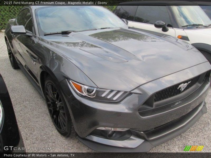 Magnetic Metallic / Ebony 2015 Ford Mustang GT Premium Coupe