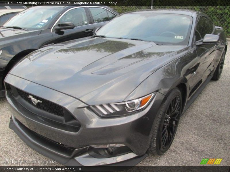 Magnetic Metallic / Ebony 2015 Ford Mustang GT Premium Coupe