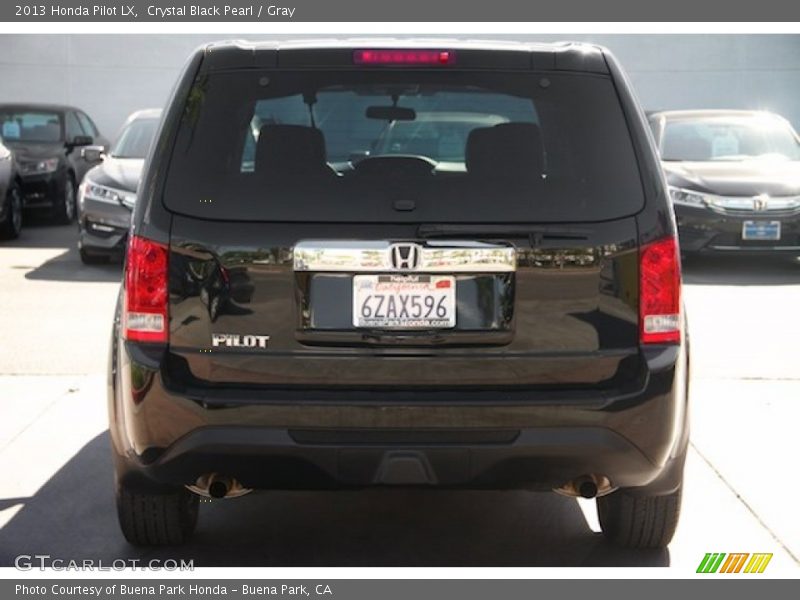 Crystal Black Pearl / Gray 2013 Honda Pilot LX